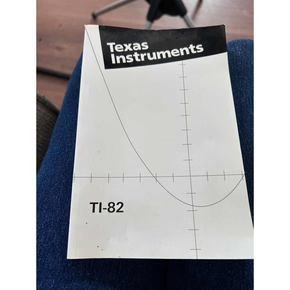 Texas Instruments TI-82 Graphing Calculator Guidebook 2000 - Picture 1 of 4